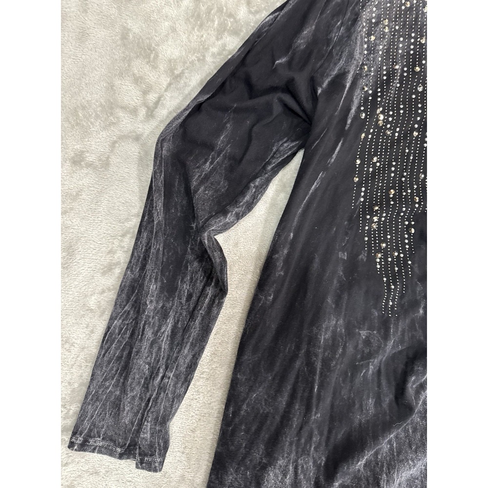 Vocal Cardigan Womens XL Black Dark Fairy Avant Garde Whimsigoth Fringe - Picture 3 of 15